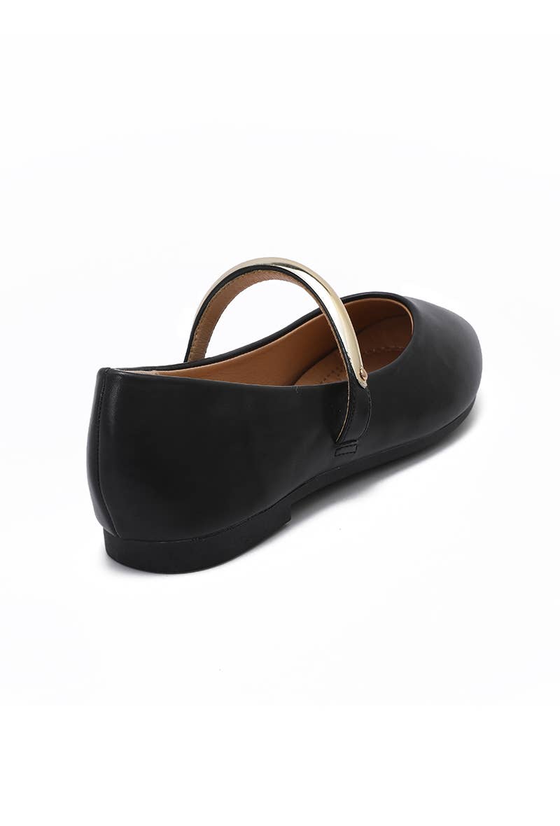 Joia Paris - Wholesale Flats/Loafers - Women's - Ballet flat with buckle, comfortable sole H8-972M2