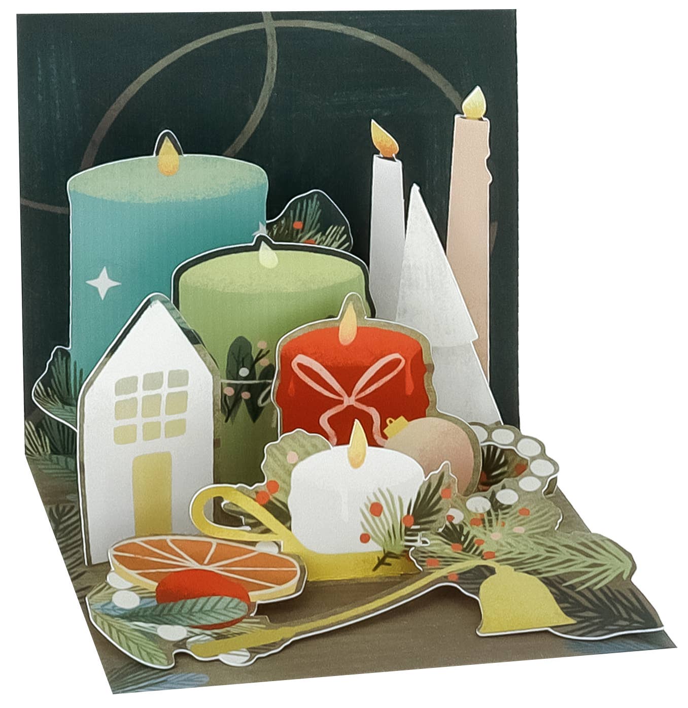 Up With Paper - Wholesale Christmas Card - Christmas Mini Pop-up Card Display - Display with 111 Cards1