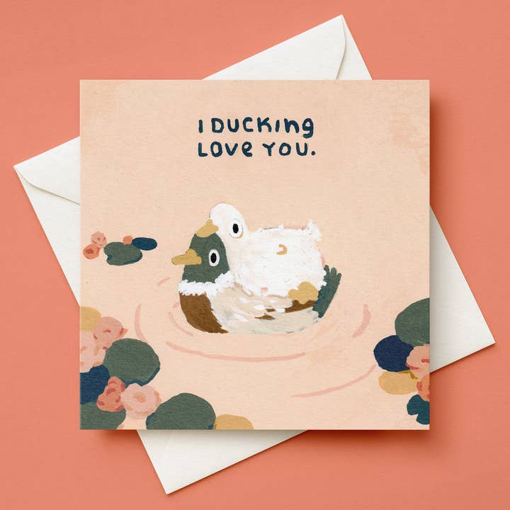 jag älskar dig | vykort för wholesale av Lara Hacker Illustration