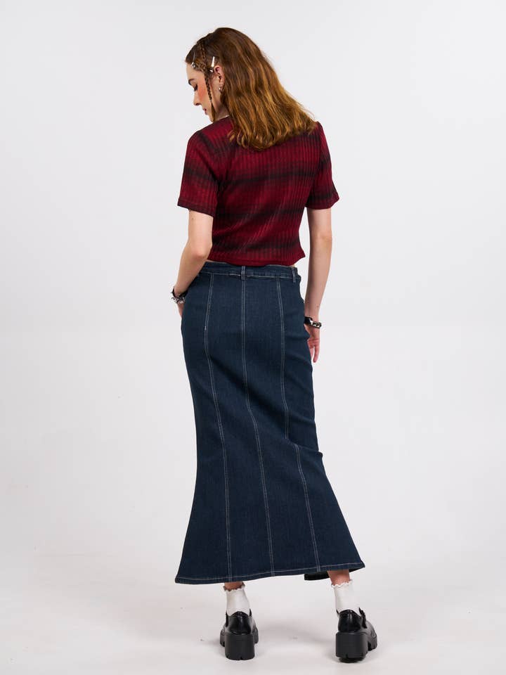 Pretty Damage - Wholesale Skirt - Women's - Down With Denim Skirt5