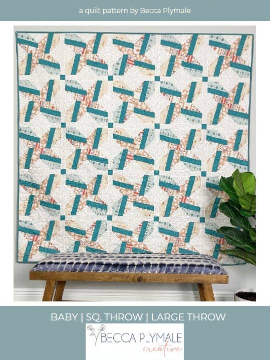 Wholesale Sandia Sunset Paper Quilt Pattern - Printed Pack of 5 for wholesale by Becca Plymale Creative