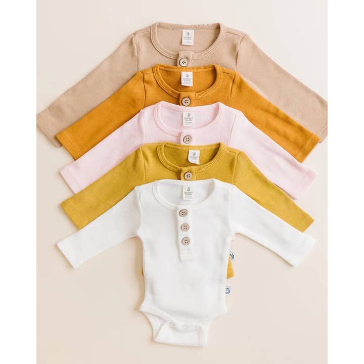 Lucky Panda Kids - Wholesale Bodysuit (Non-Footed) - Baby - Organic 3 Button Bodysuit | Milk4