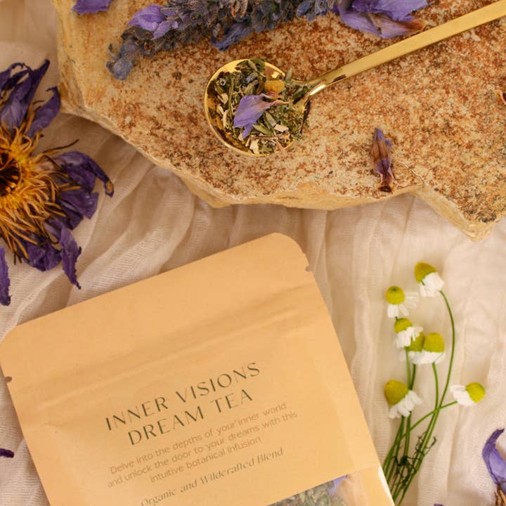 Wild Woman Herbal Apothecary - Wholesale Loose Tea - Inner Visions Dream Tea | Mugwort, Blue Lotus & Lucid Dreams