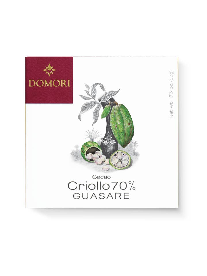 Domori - Criollo Guasare 70% Dark Chocolate - Venezuela for wholesale by Cocoa Store
