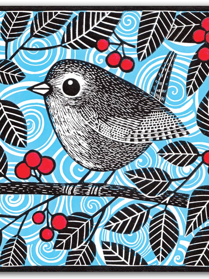 NC399 Kleiner Zaunkönig - Kat Lendacka für den Großhandel von Cardiau Nico Cards