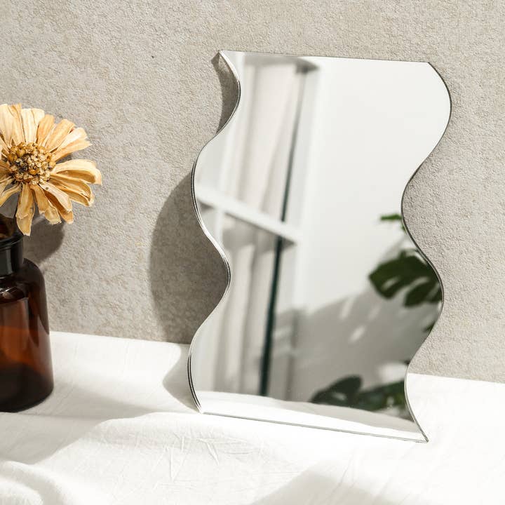 puffysquare - Wholesale Wall Mirror - Pack of 5 - Acrylic Wavy mirror0