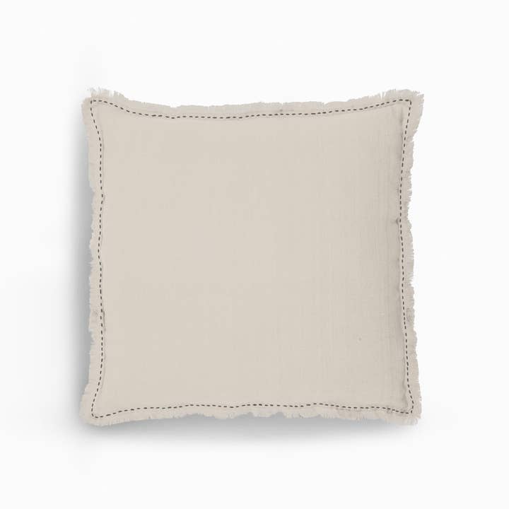 Live Linen - Wholesale Stoelkussen - Kantha Linnen Kussenhoes – Handgemaakt, Getextureerd8