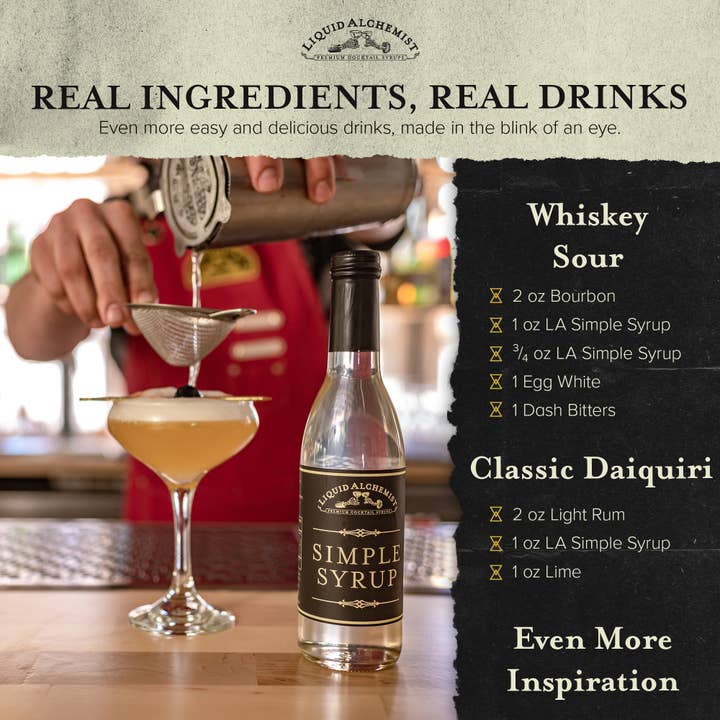 Liquid Alchemist Syrups - Wholesale Cocktail Mix/Syrup - Simple Syrup