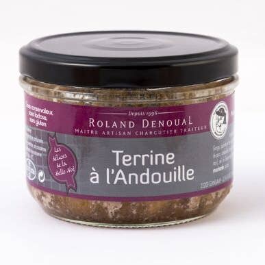 Terrine À L'andouille 100G pour la vente par Charcuterie Roland Denoual