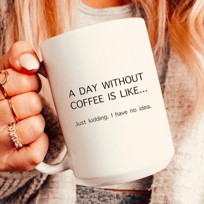 Giornata senza tazza di caffè per la vendita all'ingrosso da parte di Rustic Girls