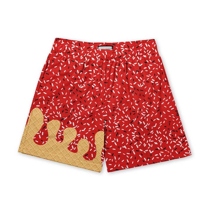 Baller Lifestyle - Wholesale Shorts - Kids - Baseball Ice Cream Drip Shorts0