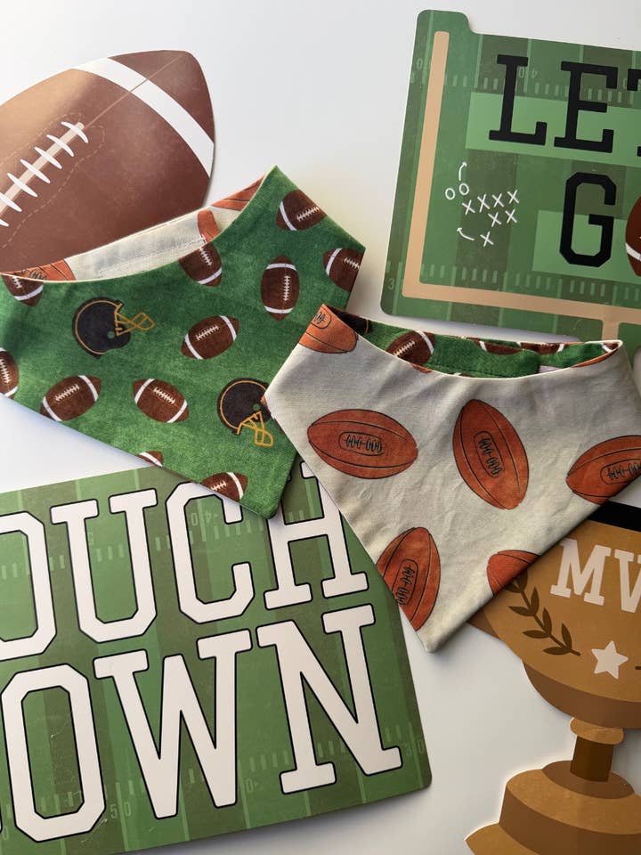 Football Team Bandana for wholesale by The Pet Scout Shop
