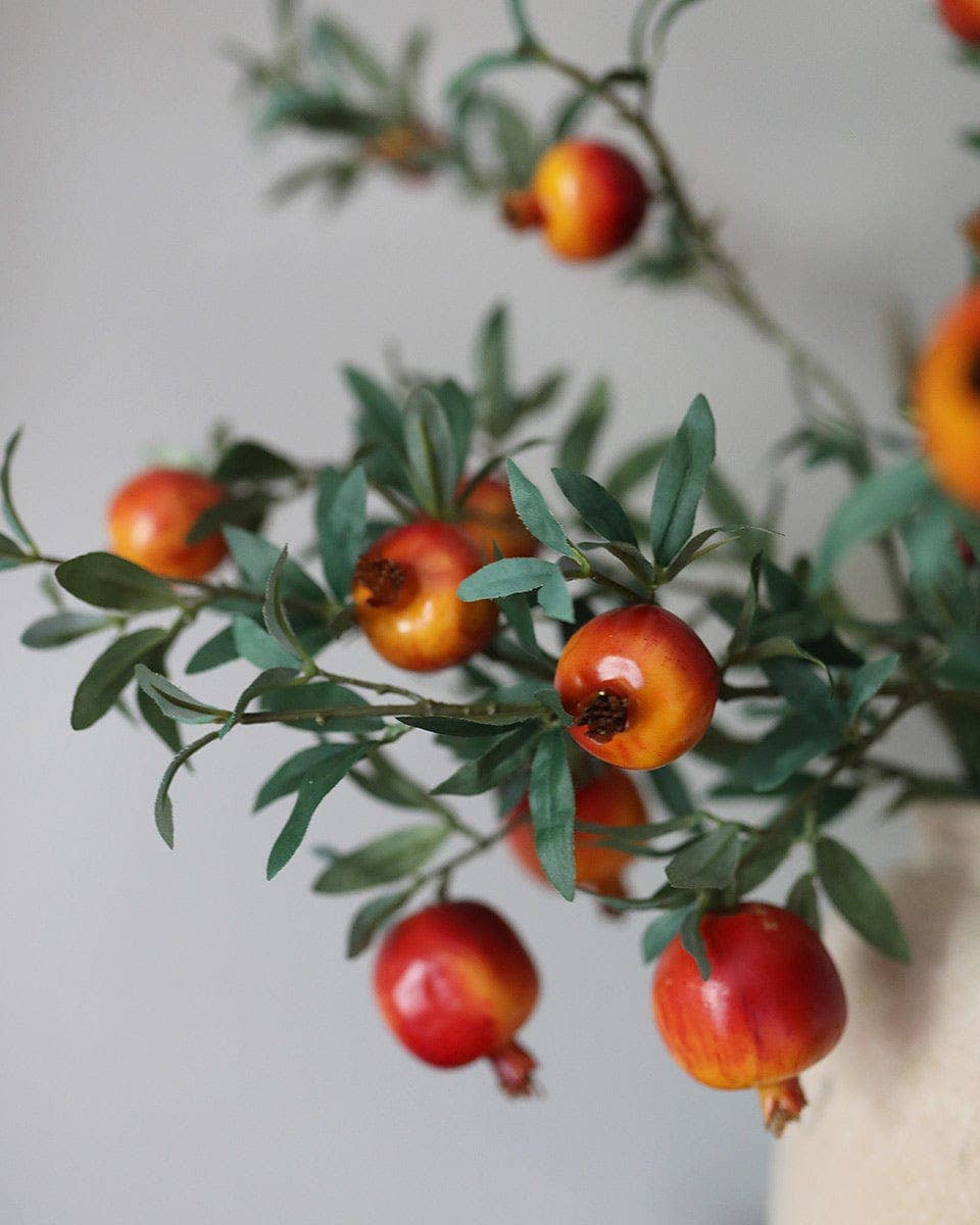 Prestige Botanicals - Vente Plantes artificielles - Branche de Grenade Artificielle 31"5