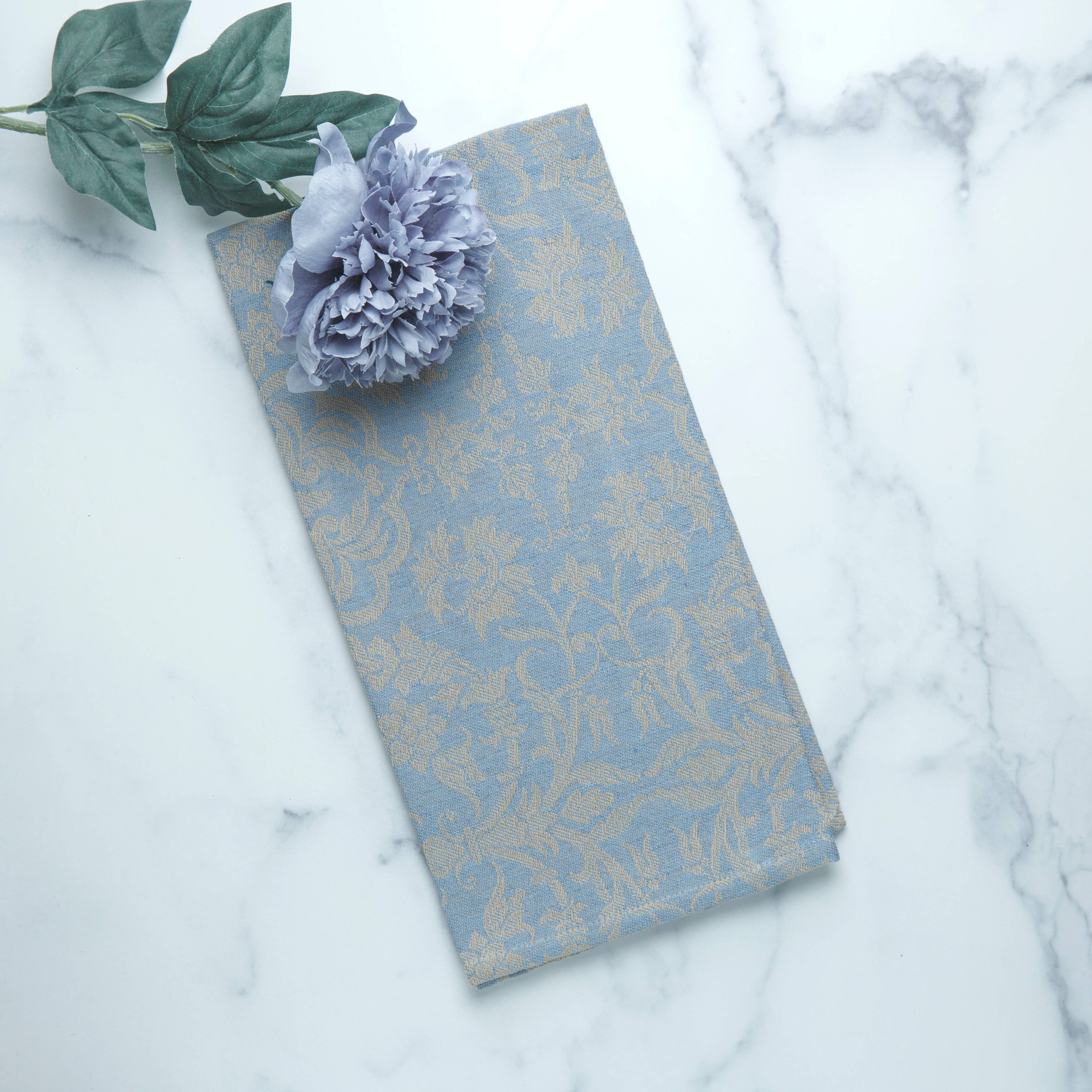 Arte Italica & Crown Linen Designs – Großhandel Geschirrtücher – Imperial Jacquard Handtuch aus italienischem Leinen17