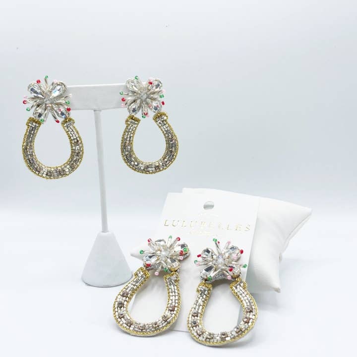 Lulubelles Boutique - Venta al por mayor Pendientes colgantes - Pendientes de herradura Derby1