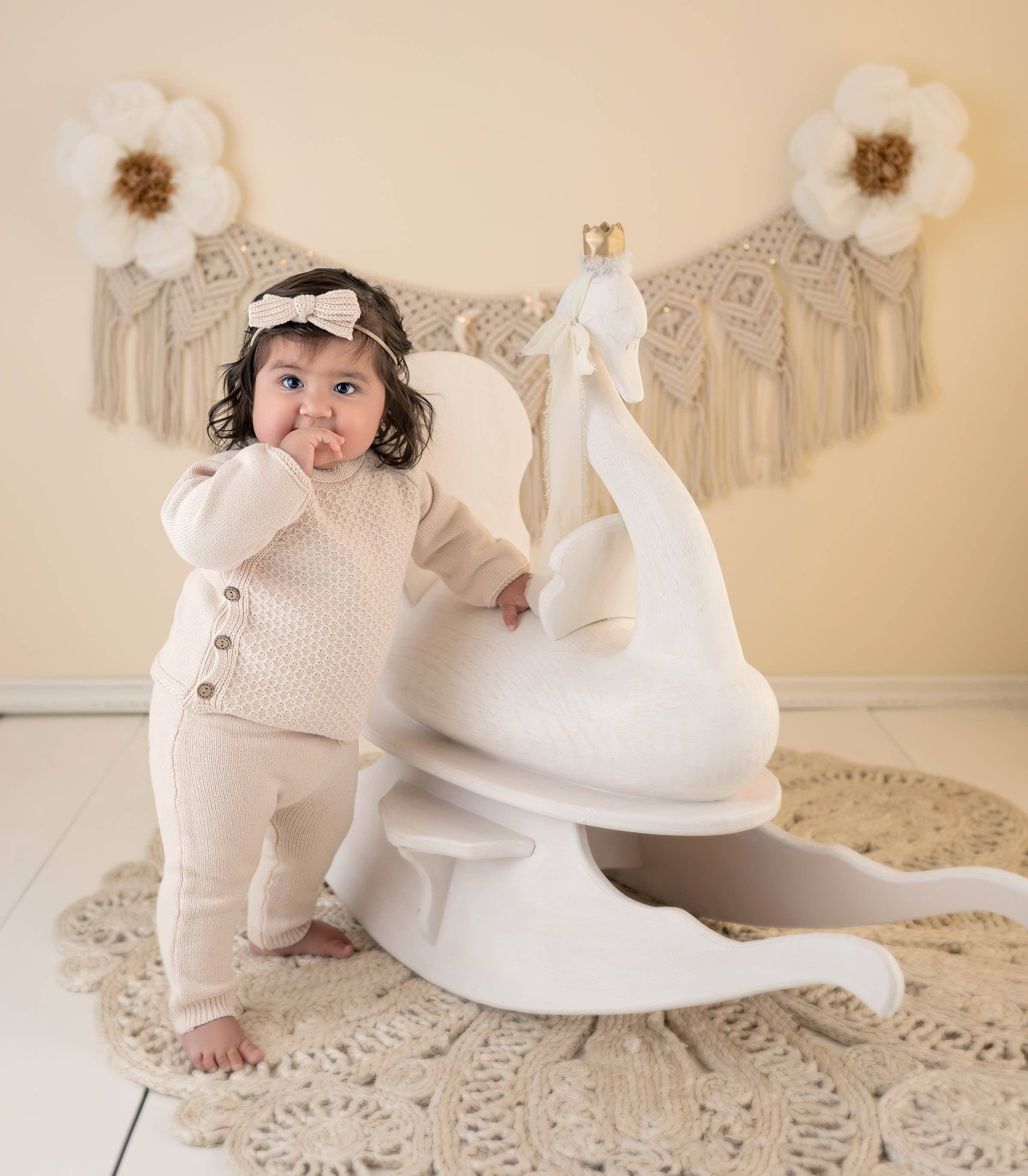 OLIVE & CRADLE - Vendita all'ingrosso Set loungewear - bambini - Completo da salotto in maglia a 2 pezzi Noella0