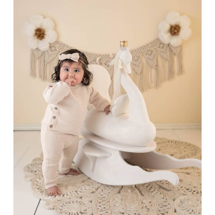 OLIVE & CRADLE - Vendita all'ingrosso Set loungewear - bambini - Completo da salotto in maglia a 2 pezzi Noella