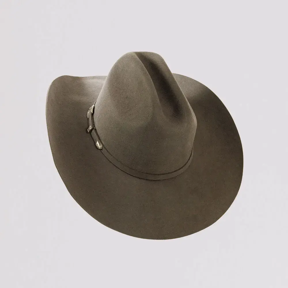 American Hat Makers - Wholesale Cowboy Hat - Unisex - 100% Wool Felt Western Cowboy Hat - Style Cattleman5