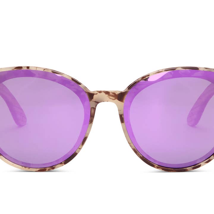 Santorini - Gorgeous Zebrawood Sunglasses for wholesale by Eco Beach Ltd