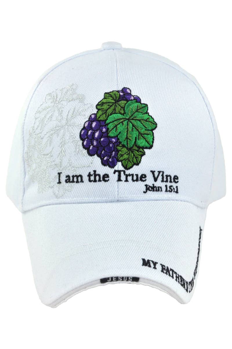 Cap Zone - Wholesale Baseball Cap - Men's - The True Vine Acrylic Velcro Back Baseball Cap6