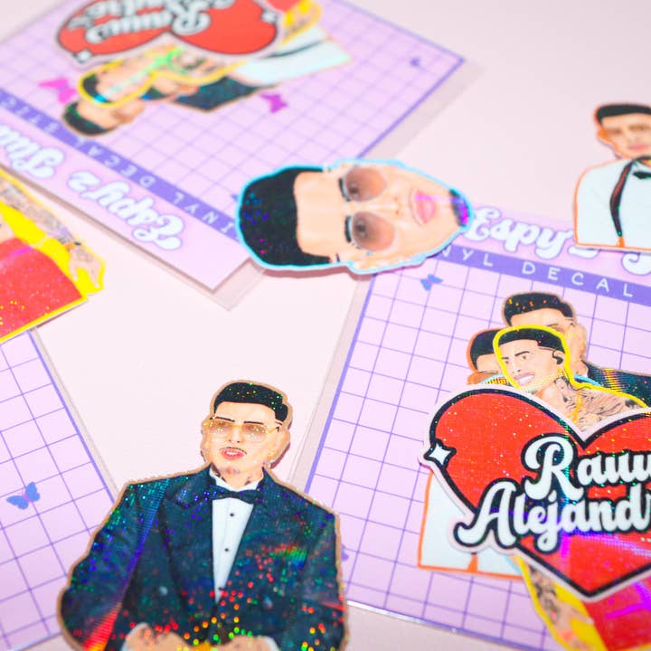Rauw Alejandro Sticker Pack - Cosa Nuestra - Latina Sticker  for wholesale by Espyz Studio