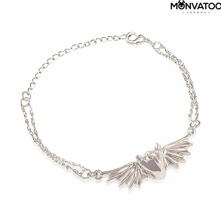 Rhodium Dragon Bracelet for wholesale by MONVATOO London