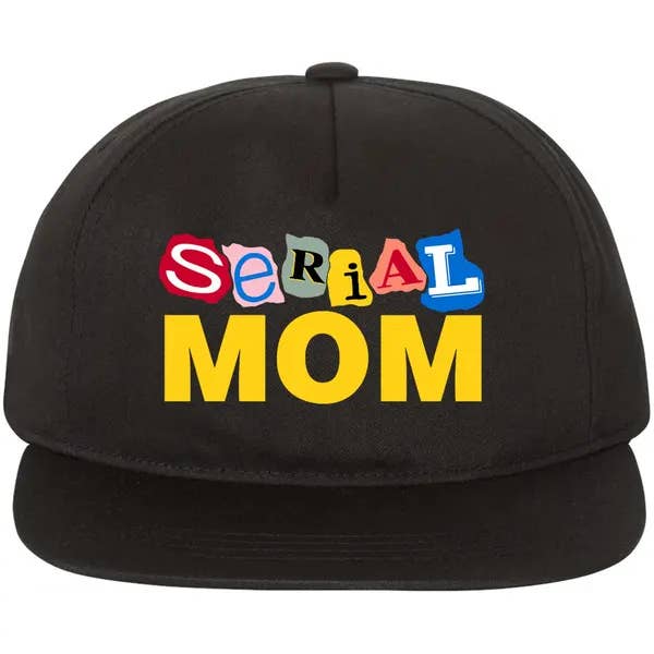 Boné de beisebol ligeiramente estruturado Serial Mom por atacado de Inked Up Merch