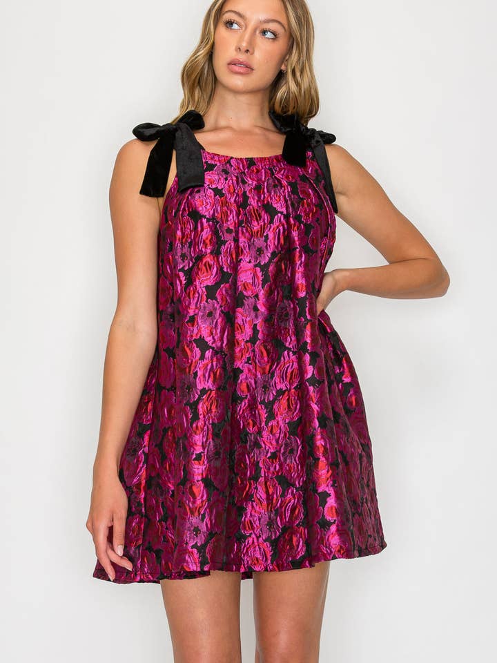 Heras Garland Tie Shoulder Dress for wholesale by Meet me in Santorini