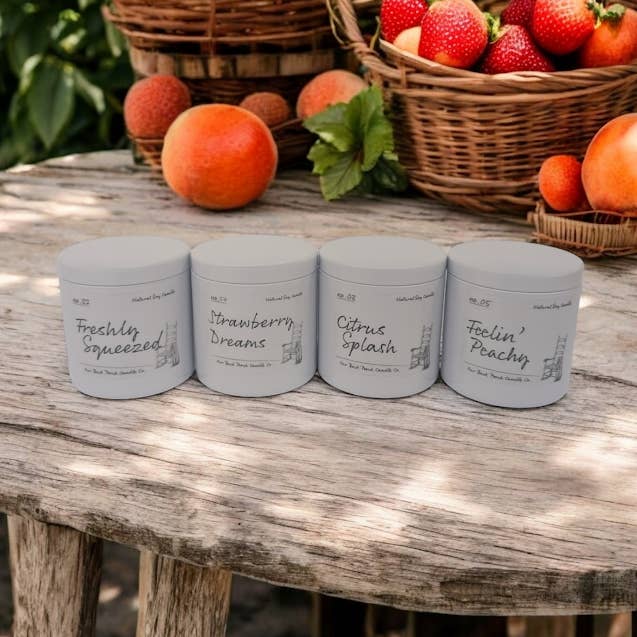 5 oz Frisches Obst Mini-Bundle (24 Stück) für den Großhandel von Our Back Porch Candle Co