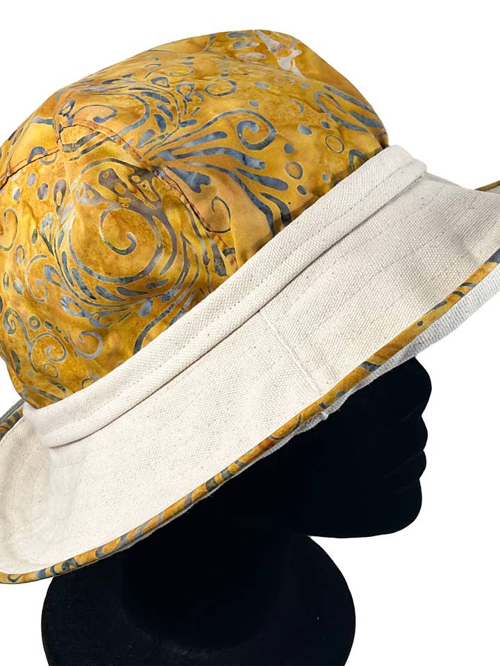 The Sunbrella Natural Canvas Sun Hat Code HCC-C for wholesale by DCP Designs