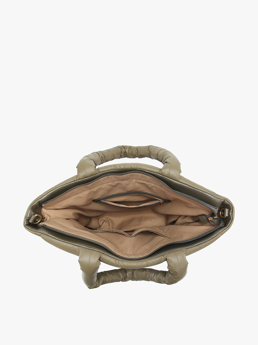 Jen & Co. - Wholesale Shoulder Bag - Women's - M2355 Kiersten Puffer Hobo w/ Strap5