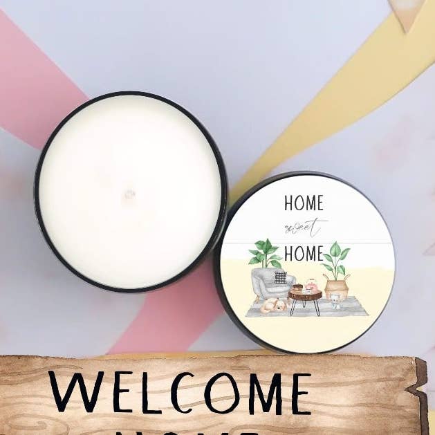 Lar Doce Lar | Vela feliz por atacado de PINK FLAMINGO CANDLE