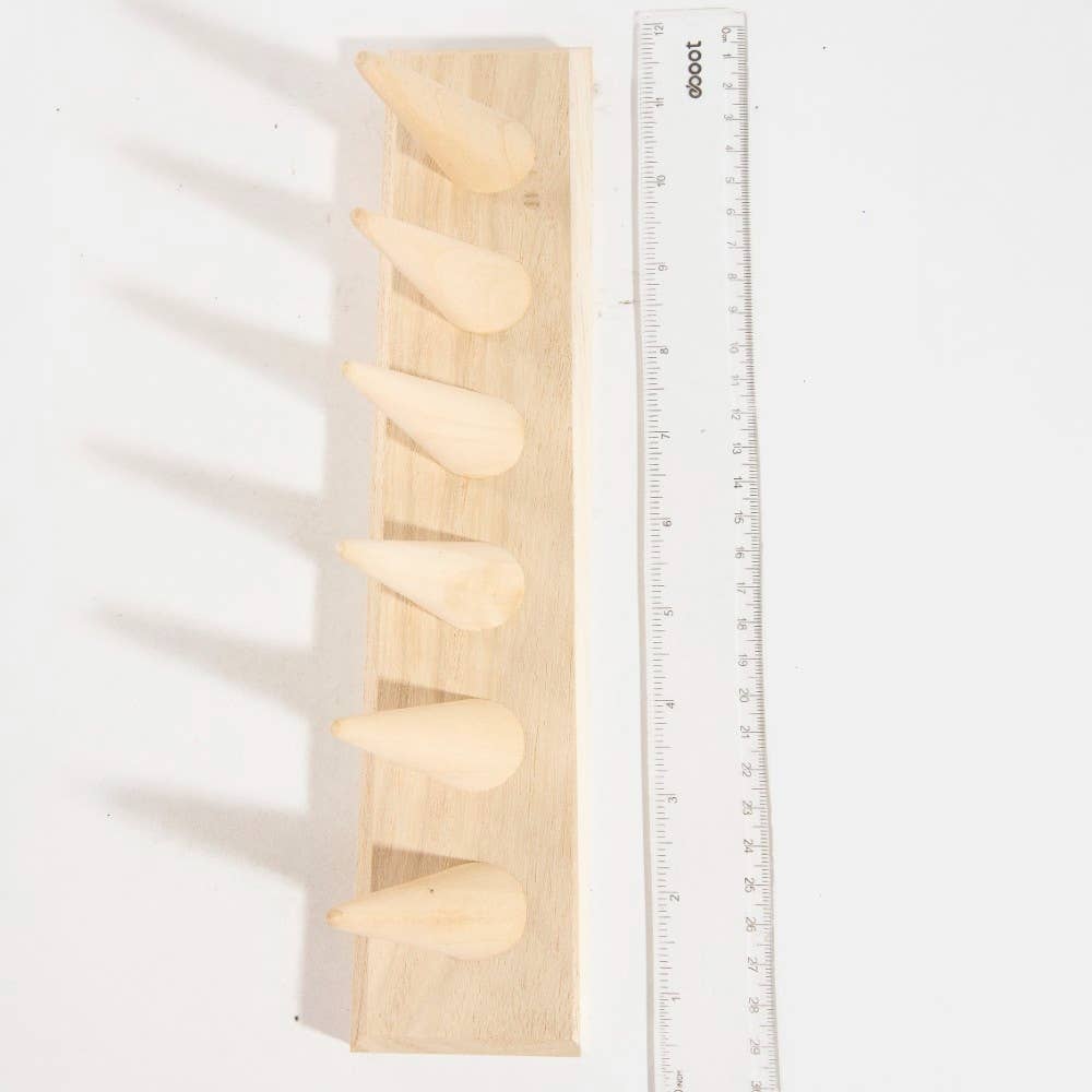 WOOD Wooden Ring Mount Display for wholesale on Faire5