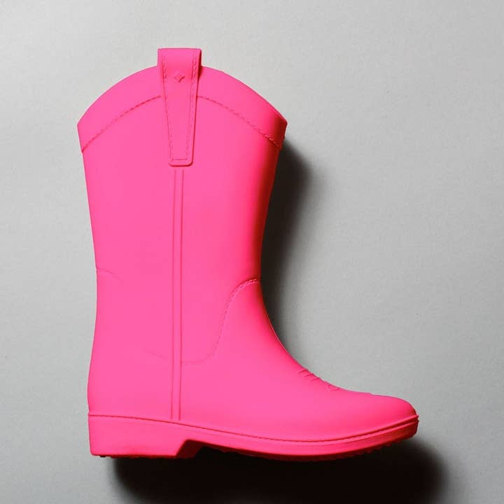 Dakota Ridge - Venta al por mayor Botas de agua - Niños - Botas vaqueras de goma para niños Atomic Pink para todo tipo de clima0