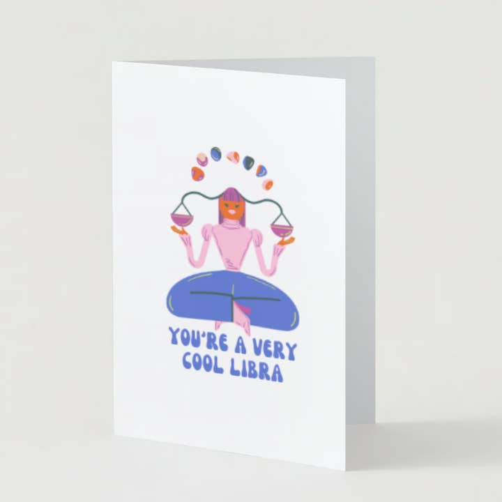 MPB Stationery - Wholesale Birthday Card - Libra Birthday Card1