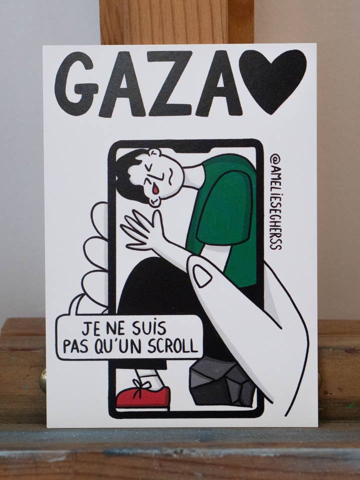 GAZA-kort - Jag är inte bara en scroll för wholesale av Amélie Seghers