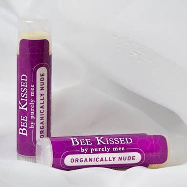 Bee Kissed Organic Lip Balm - Organically Nude (12 Pack) for wholesale by HoneyGramz