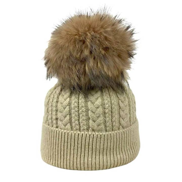High Quality Wool and Cashmere Hat and Decorative Pompom for wholesale by Chenson & Gorett