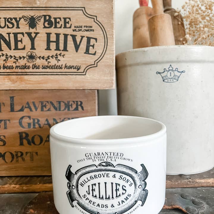 Vintage inspireret Crock for engroshandel hos Crafted Hive Culture