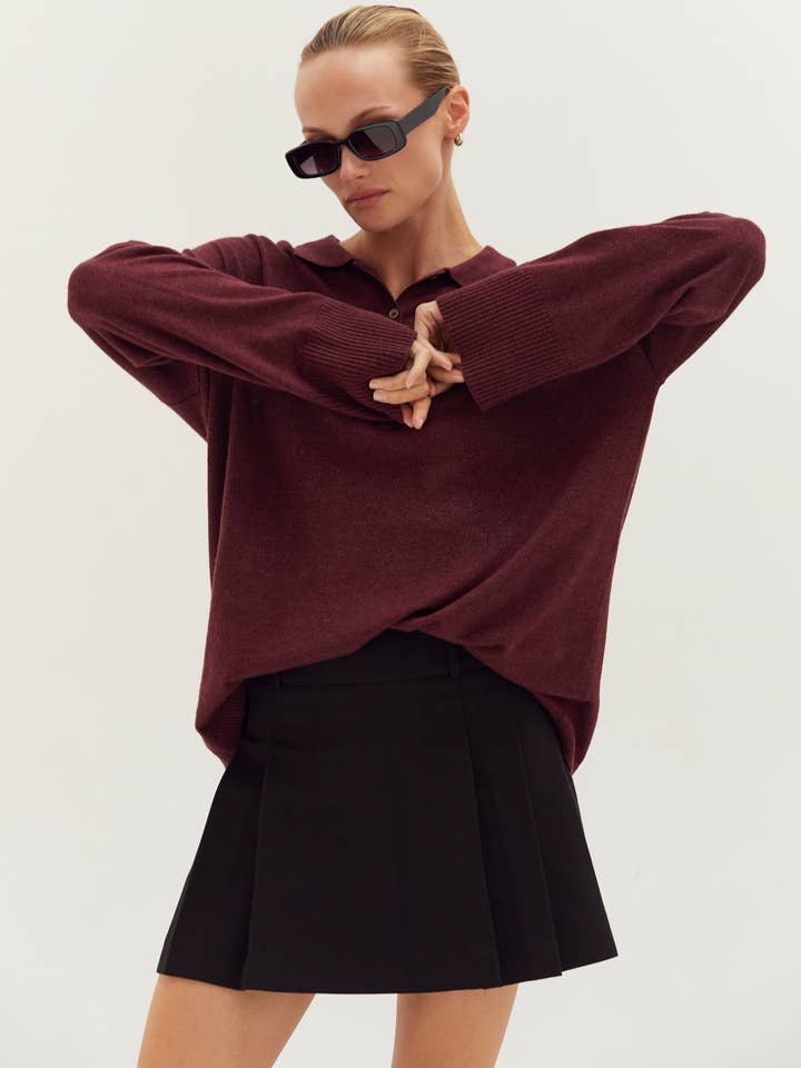 CT8030-1 - Haut Polo en Tricot Chiné pour la vente par Crescent