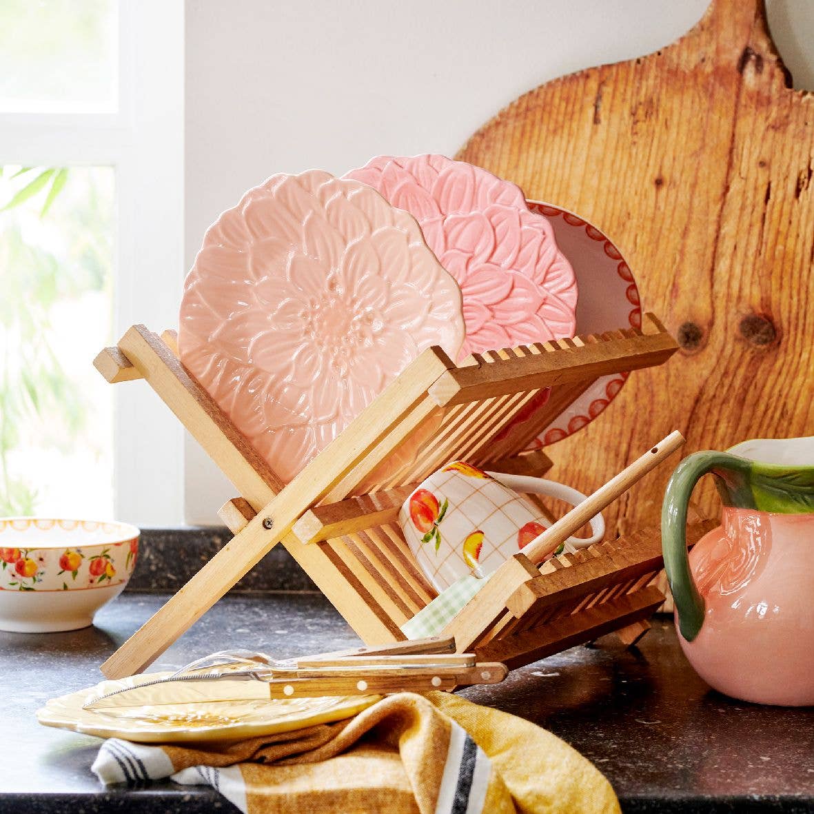 DRYdecorations - Vente Décorations de table - Assiettes petit-déjeuner fleurs - 3 couleurs1