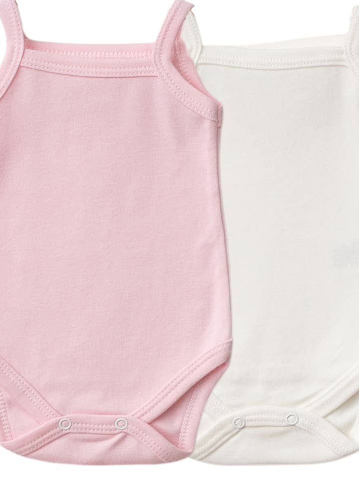 Conjunto de Bodies para Recién Nacido, 2 Colores Neutros para venta al por mayor de Himmelberg Baby