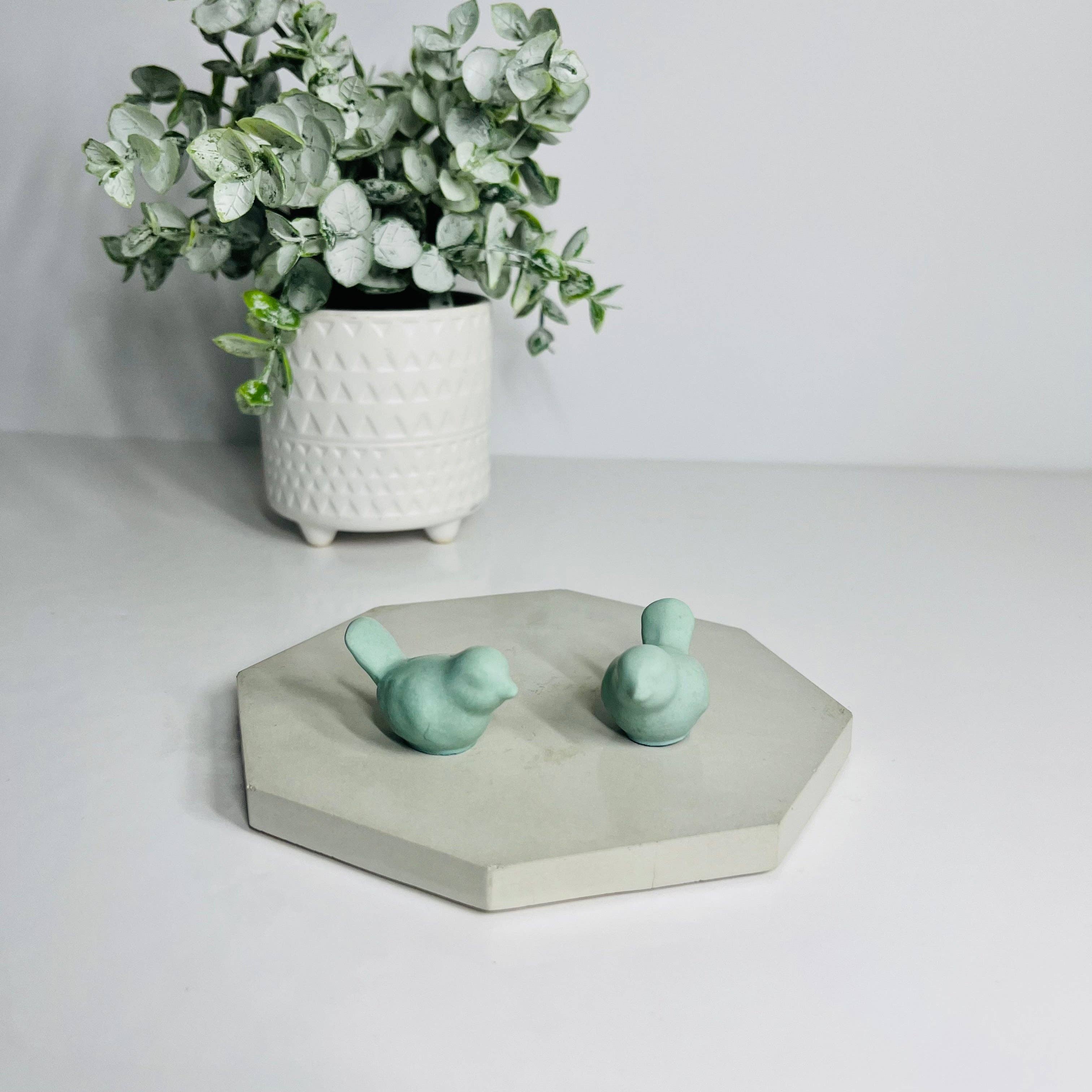 Joyful Lotus - Venta al por mayor Figura decorativa - Pájaros de concreto hechos a mano2