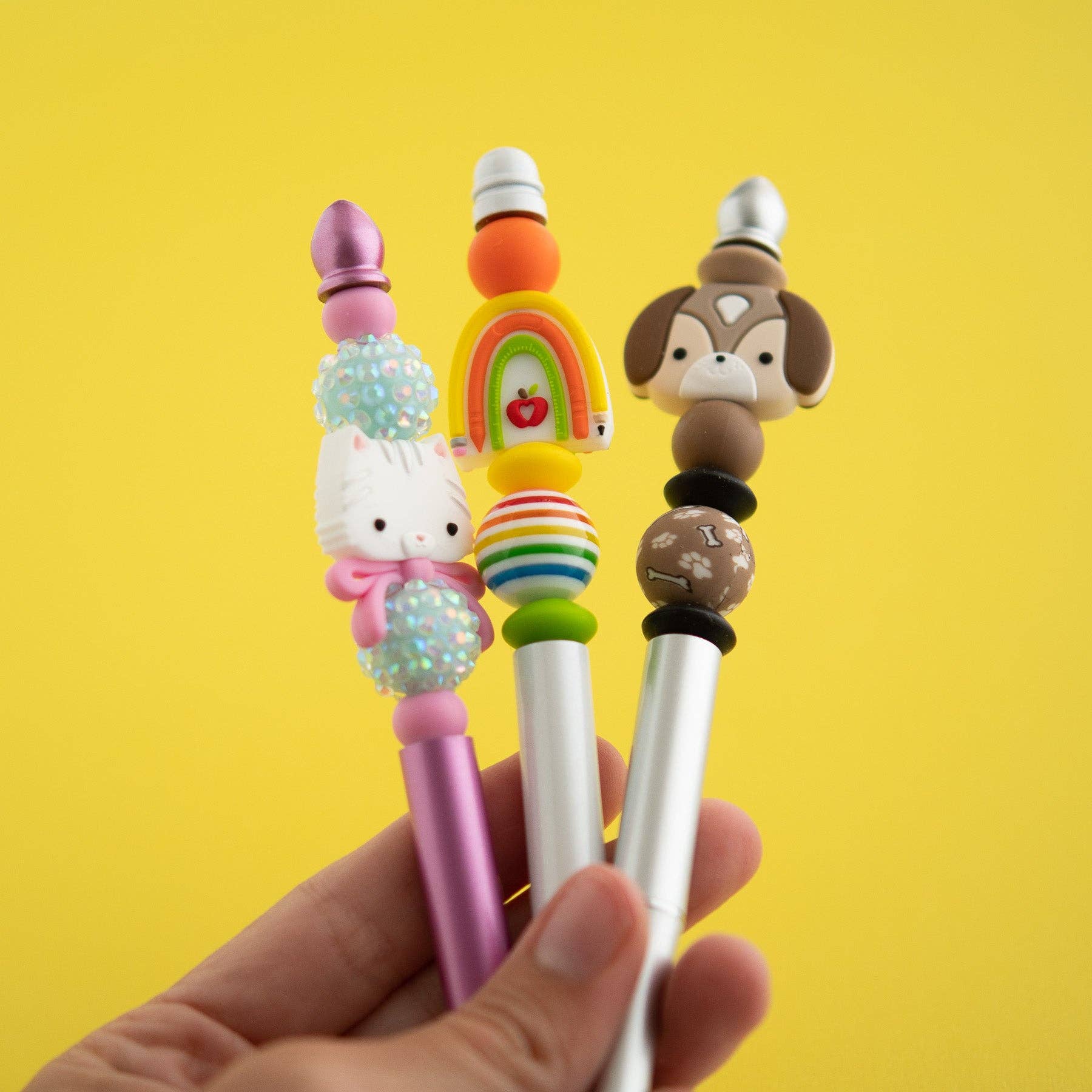 Cara & Co Silicone Craft Supply – wholesale Pencil – Beadable Metal Pencils7