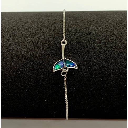 Darlene's Shells - Wholesale Charm/Dangle Bracelet - BOLO WHALE TAIL BRACELET1