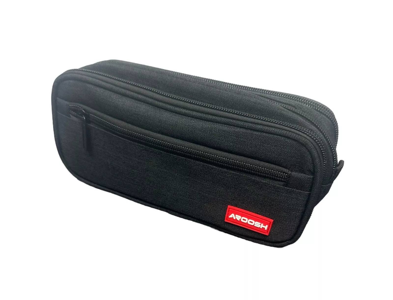 My Wholesale Warehouse – wholesale Pencil case/pouch – Aroosh Triple Pocket Zipped Pencil Case0