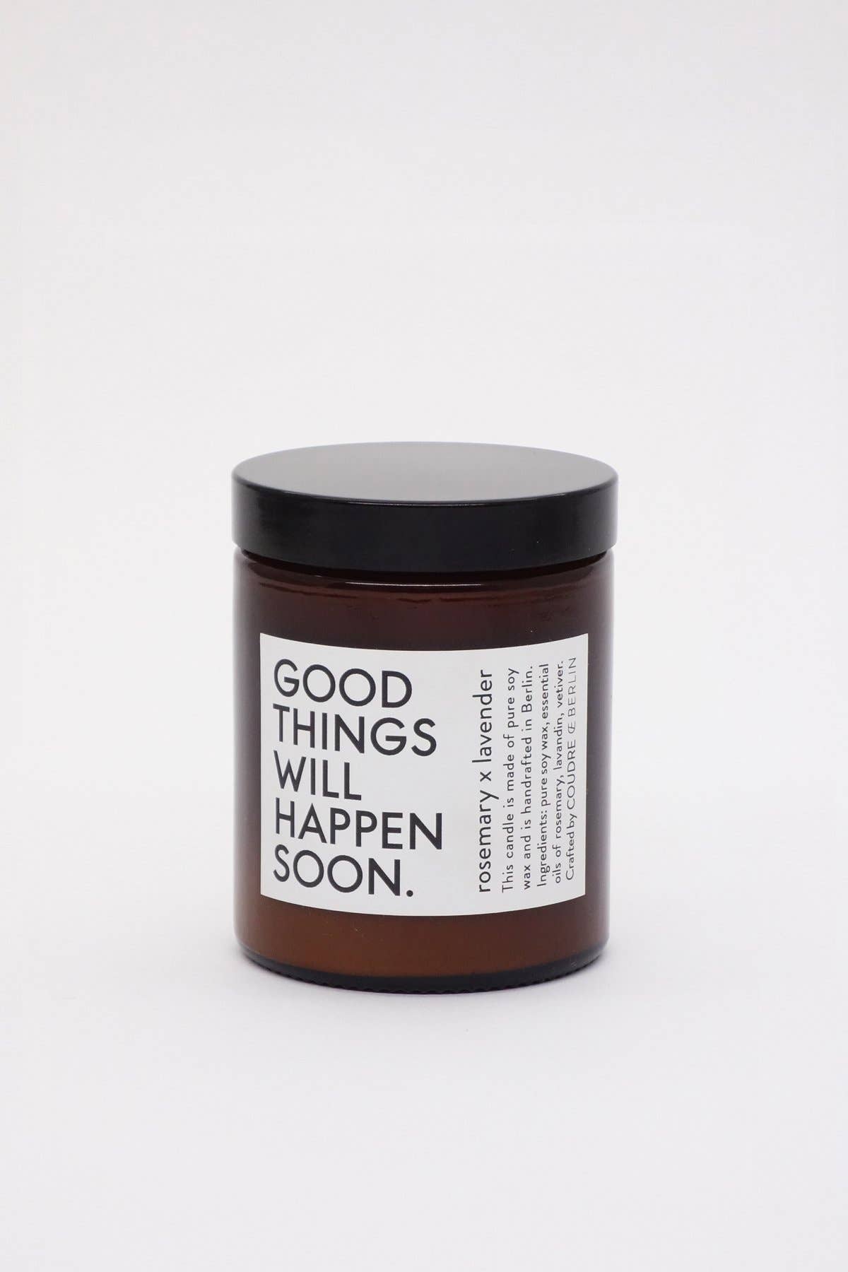 Coudre Berlin – wholesale Burkljus – Good things... Doftljus med rosmarin och lavendel2