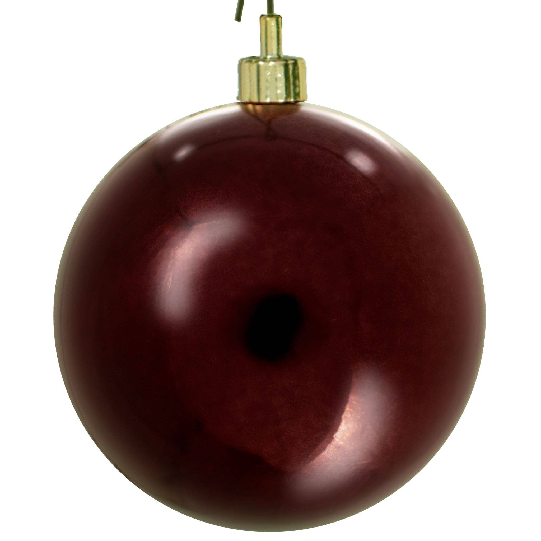 Lee Display - Wholesale Ornament Set - Dark Red Burgundy Ball Ornaments1