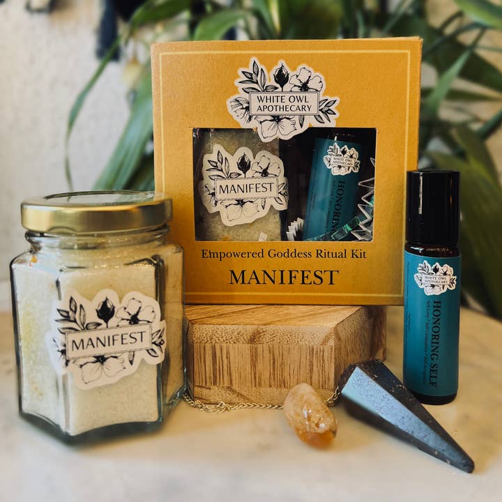 Empowered Goddess Ritual Set - Manifest for wholesale by White Owl Apothecary