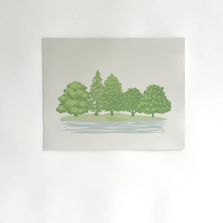 Southern Trees Art Print for wholesale by Helmsie
